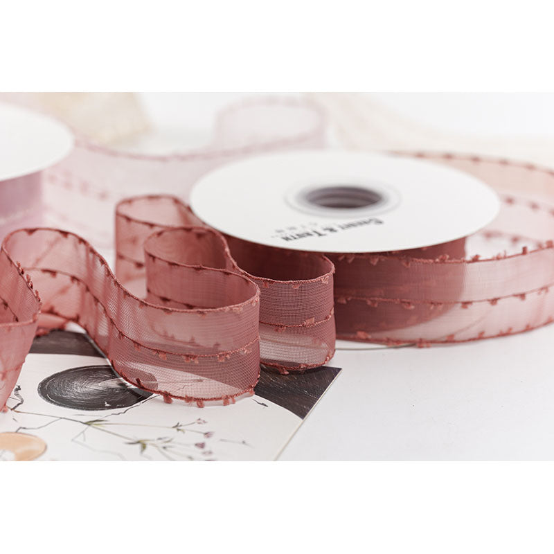 how to make bow wired ribbon