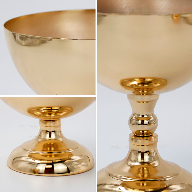 gold footed bowl