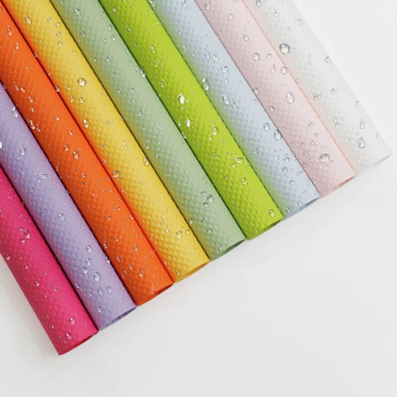 floral wrapping paper nearby