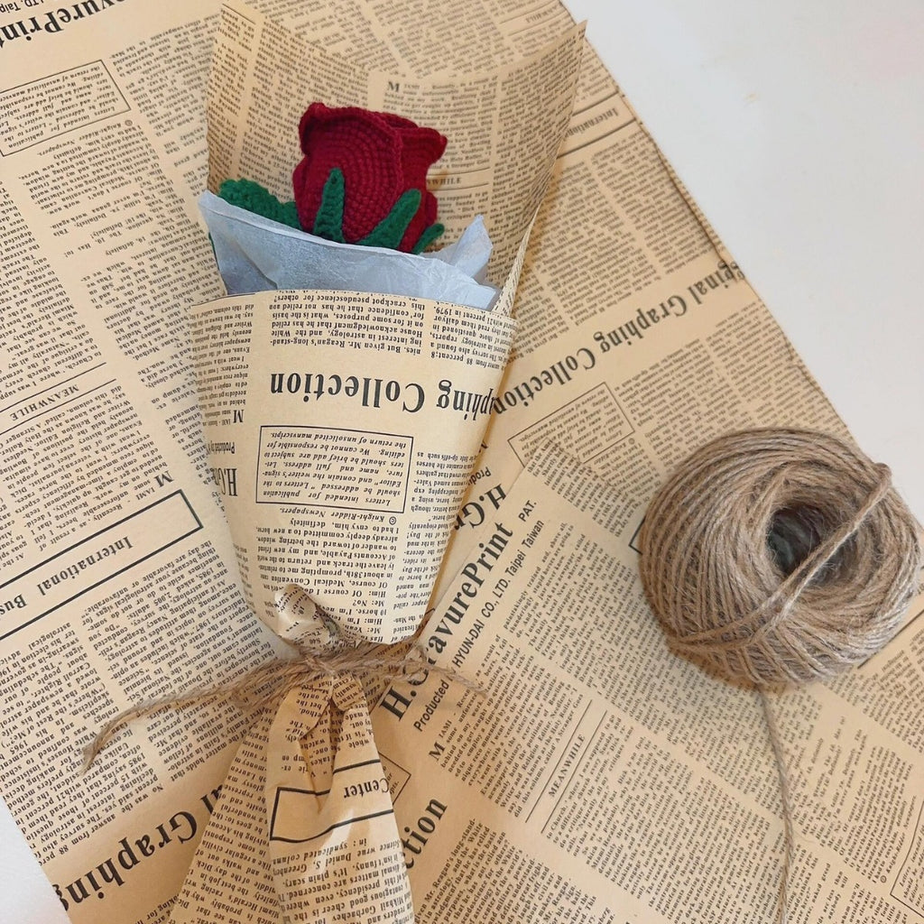 Newspaper wrapping paper 