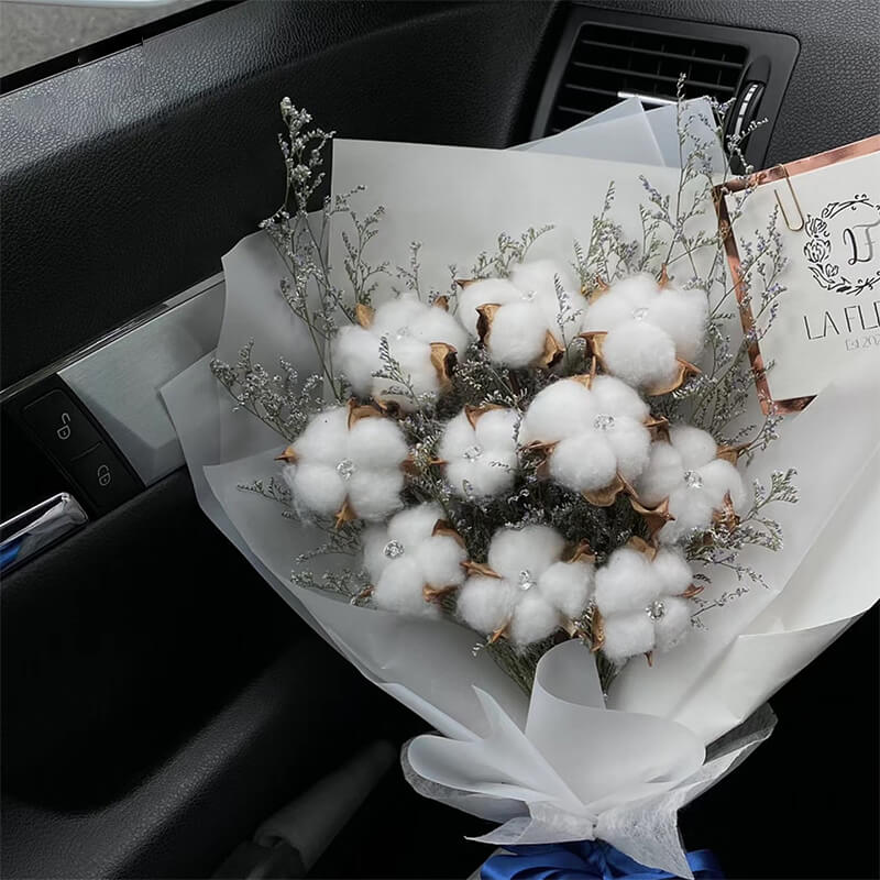 paper flower wrapping