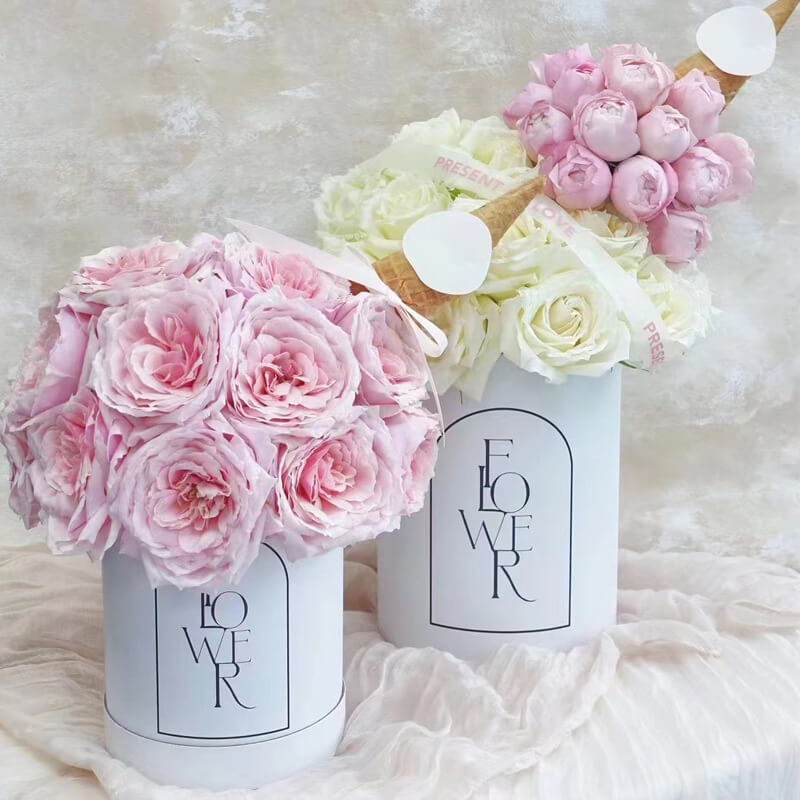 round flower box