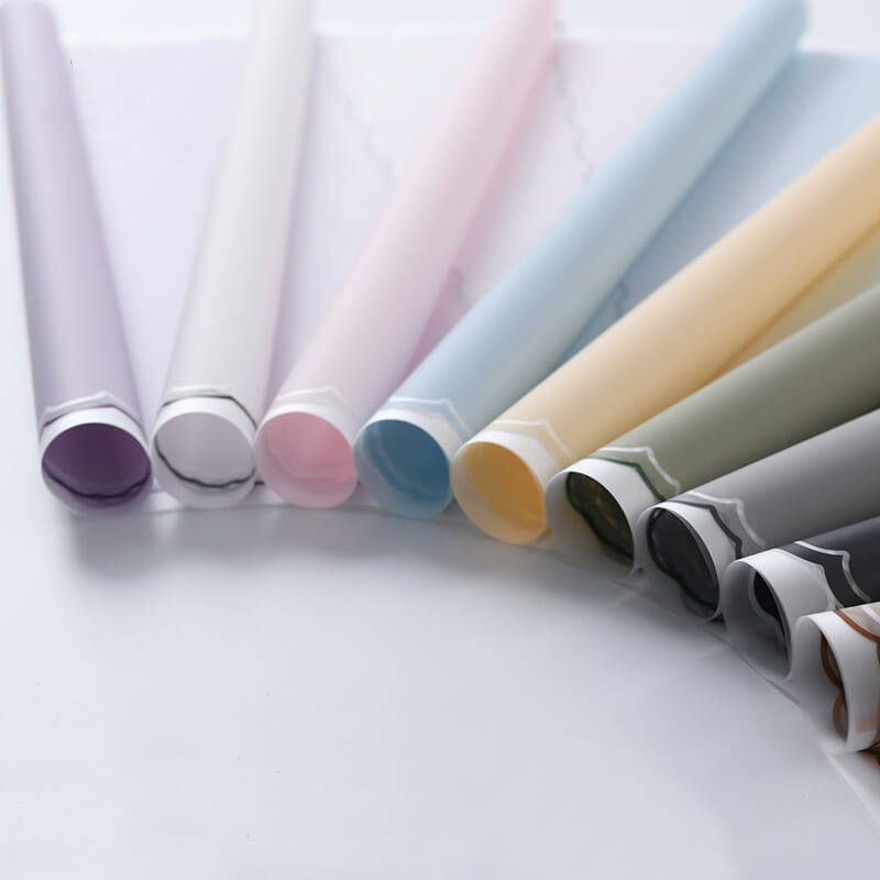 Small Handkerchief Waterproof Flower Paper, 22.5 × 22.5 Inch, 20 Sheets