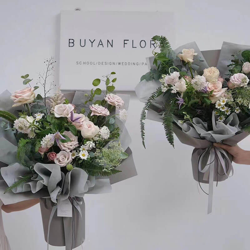 floral wrapping paper for bouquets