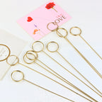 floral card holder picks