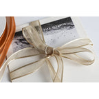 make a bow with ribbon