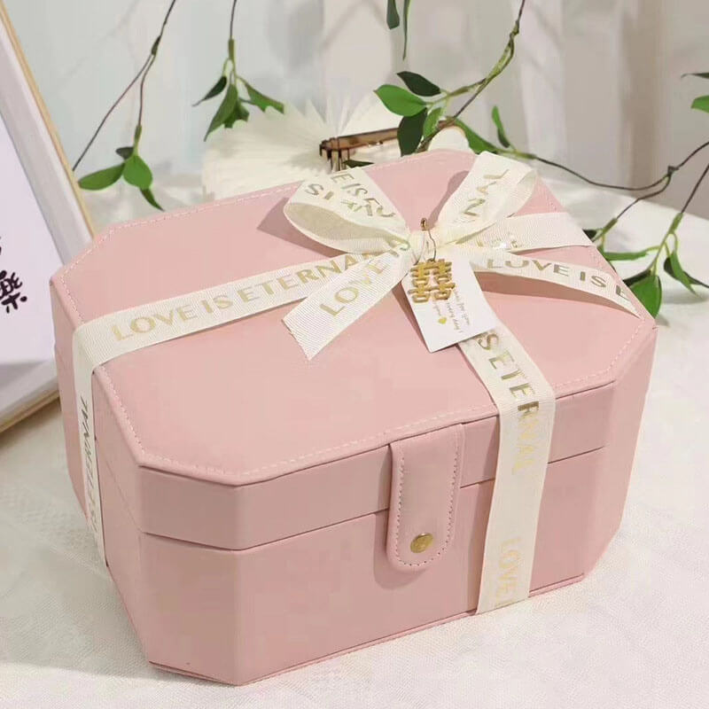 flowers and gift box