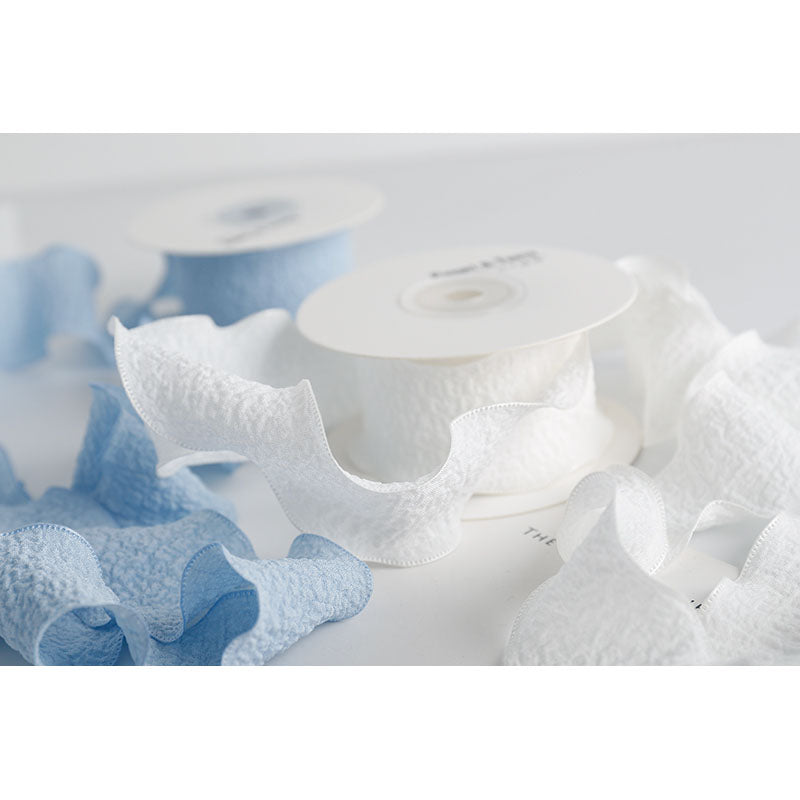 blue floral ribbon