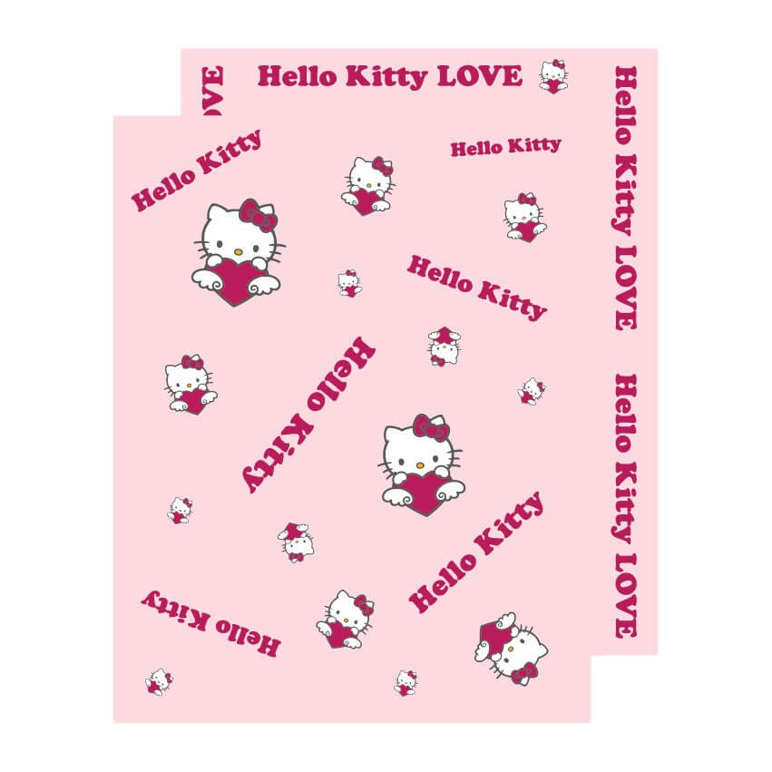 Heart KT Wrapping Paper, 15× 19.7 Inch
