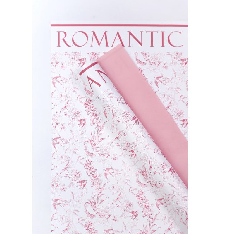 Art Flowers Wrapping Paper, 22.7 ×  22.7 Inch, 20 Sheets