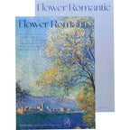 Boîte à fleurs ronde en velours 