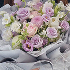 paper flower wrapping