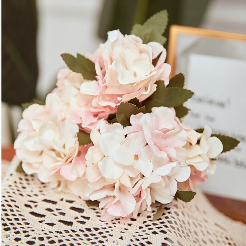 artificial hydrangeas