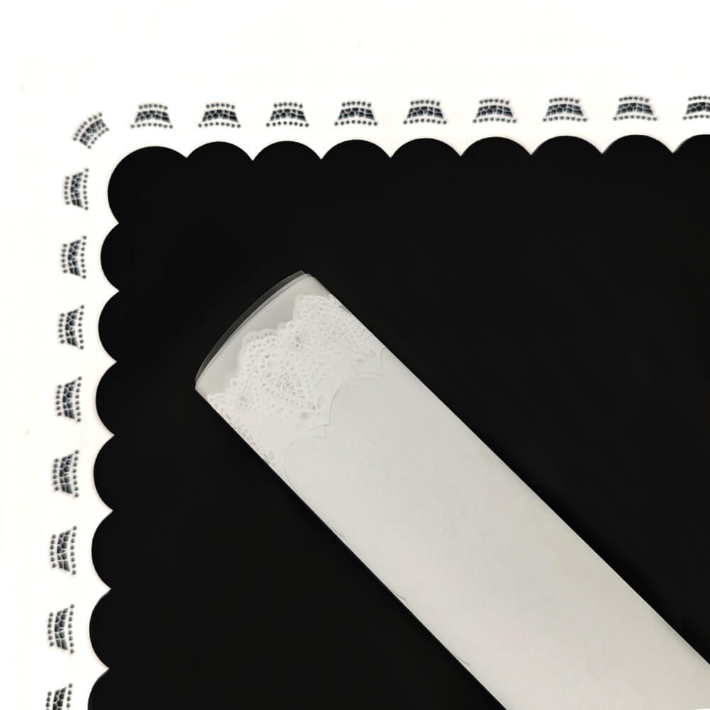 Lace Soft Light Translucent Paper, 22.5 × 22.5 Inch, 20 Sheets