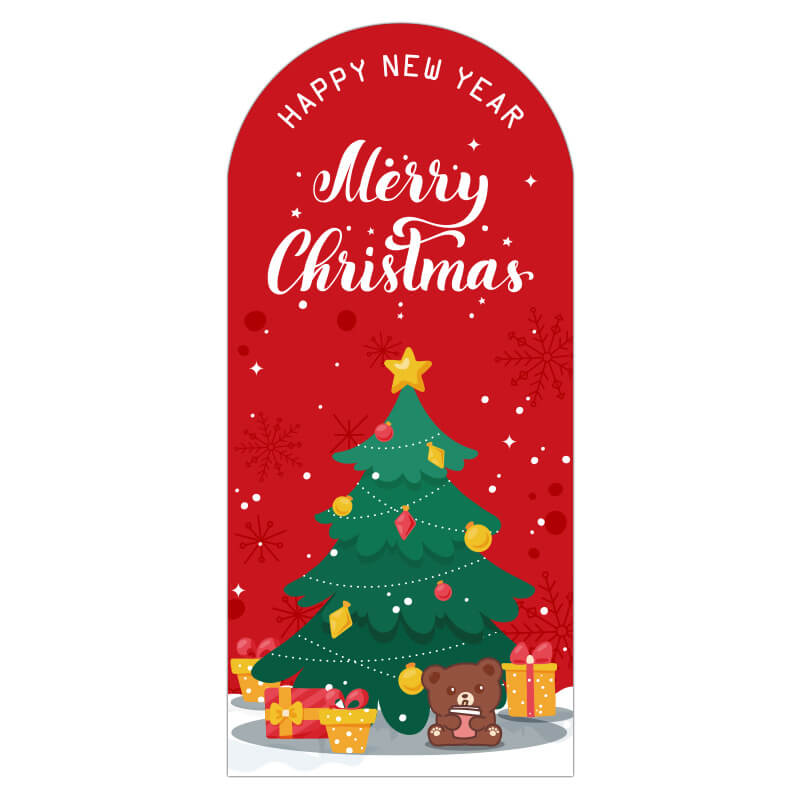 Christmas favor box sealing label