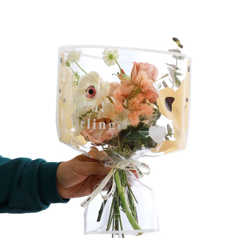 flower plastic wrap