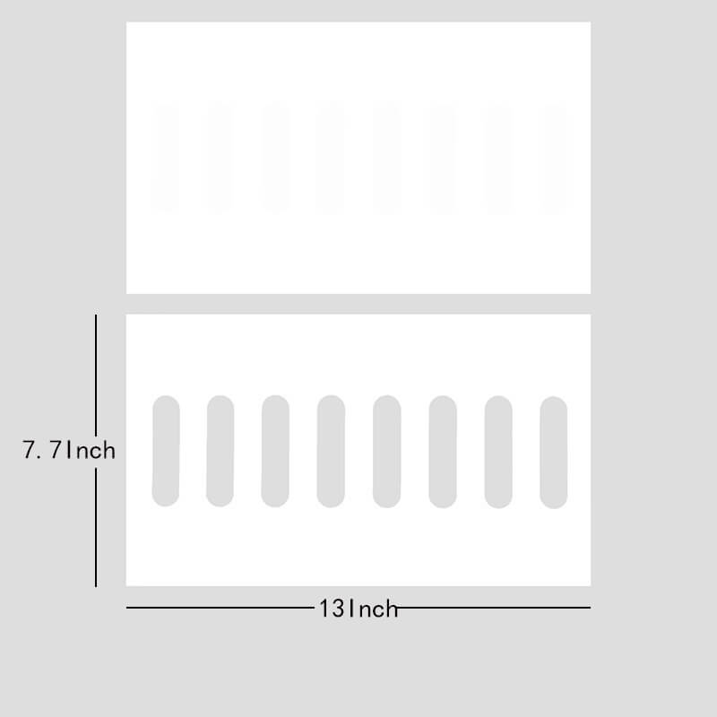 Floral Shaping Cards , 13 × 7.7 Inch, 10 Sheets