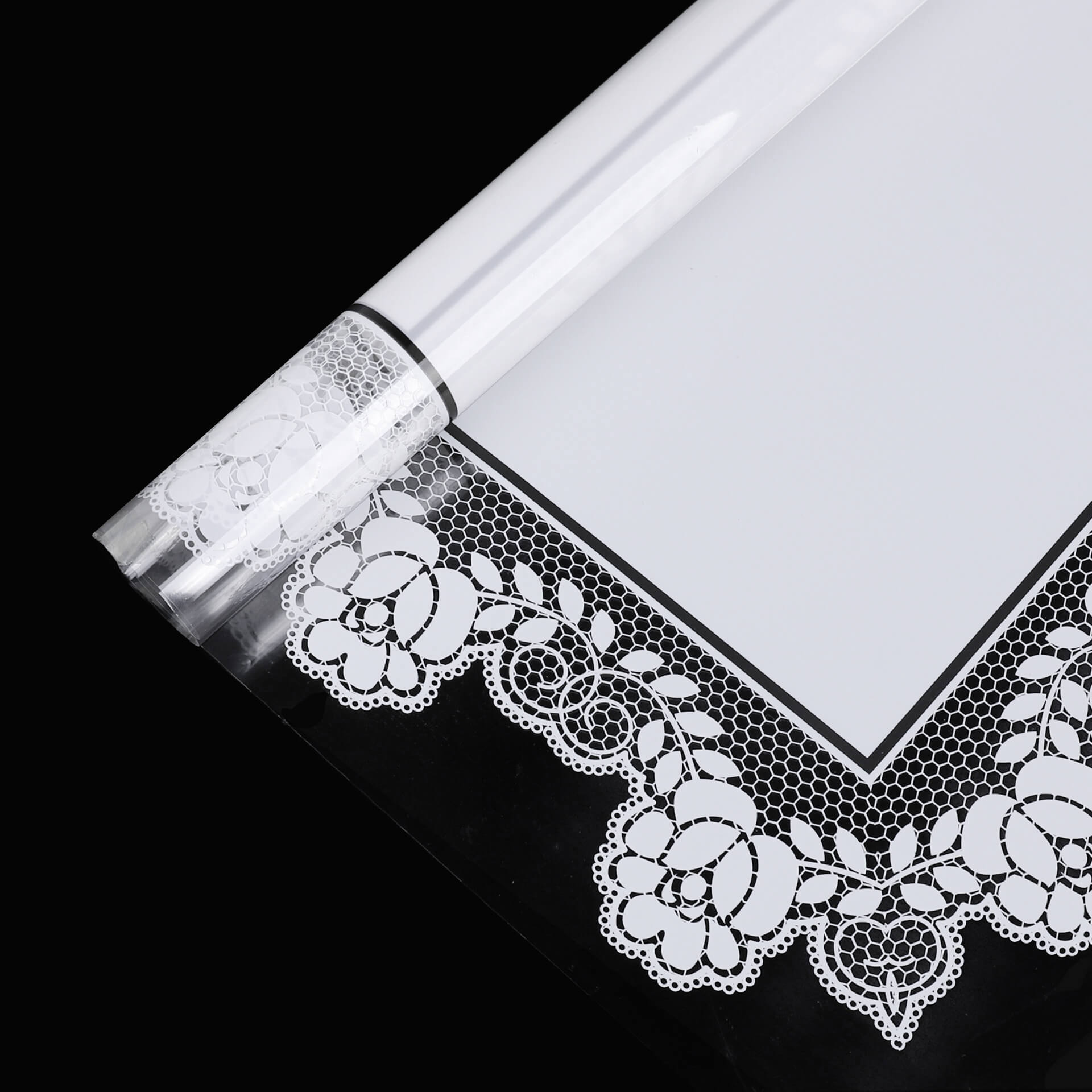 Lace Wrapping Paper, 22.5 × 22.5 Inch, 20 Sheets