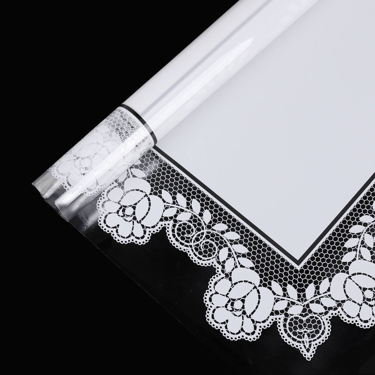 Lace Wrapping Paper, 22.5 × 22.5 Inch, 20 Sheets