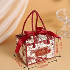 Floral Wedding Gift Boxes with Ribbons