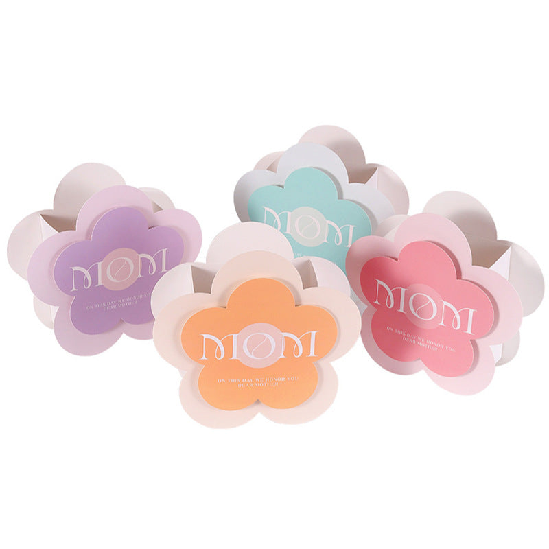 Lot de 10 sachets en papier pour compositions florales en forme de cœur