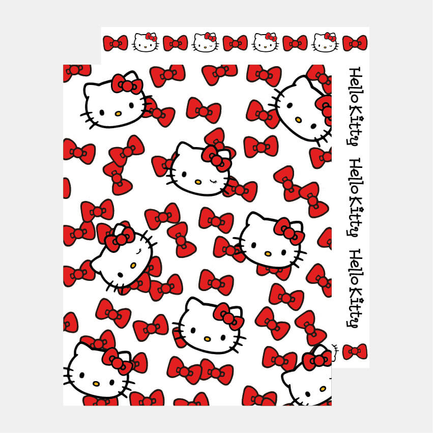 Heart KT Wrapping Paper, 15× 19.7 Inch