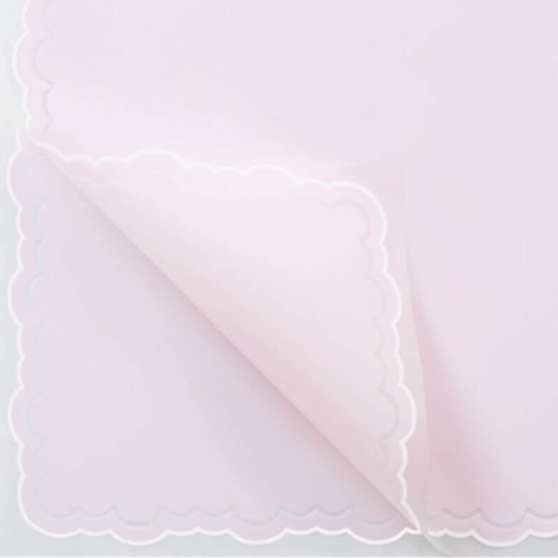 Small Handkerchief Waterproof Flower Paper, 22.5 × 22.5 Inch, 20 Sheets