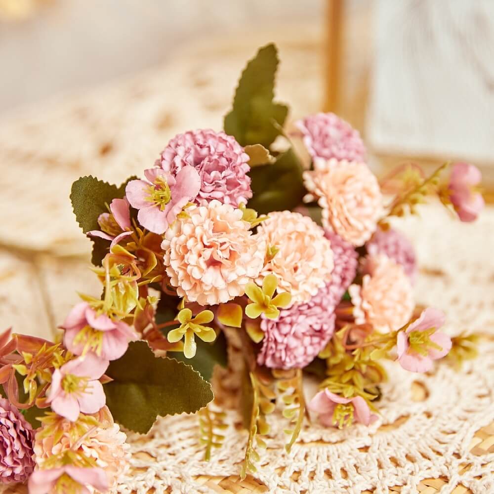 silk flower bouquet