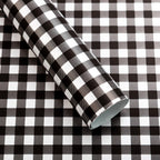 Plaid Flower Wrapping Paper, 22.8 × 22.8 Inch, 20 Sheets