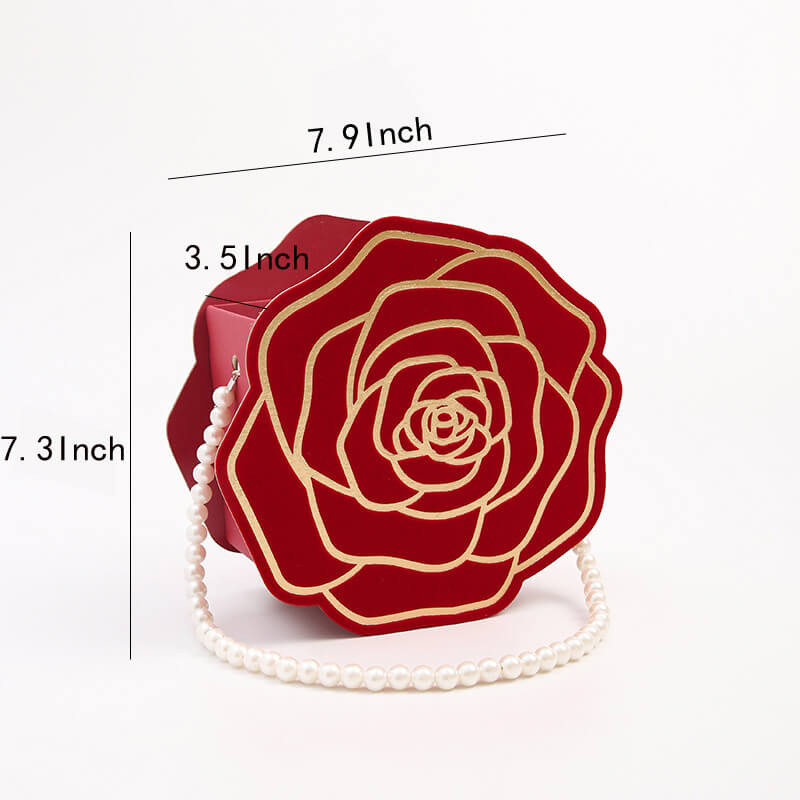 luxury flowers in a box