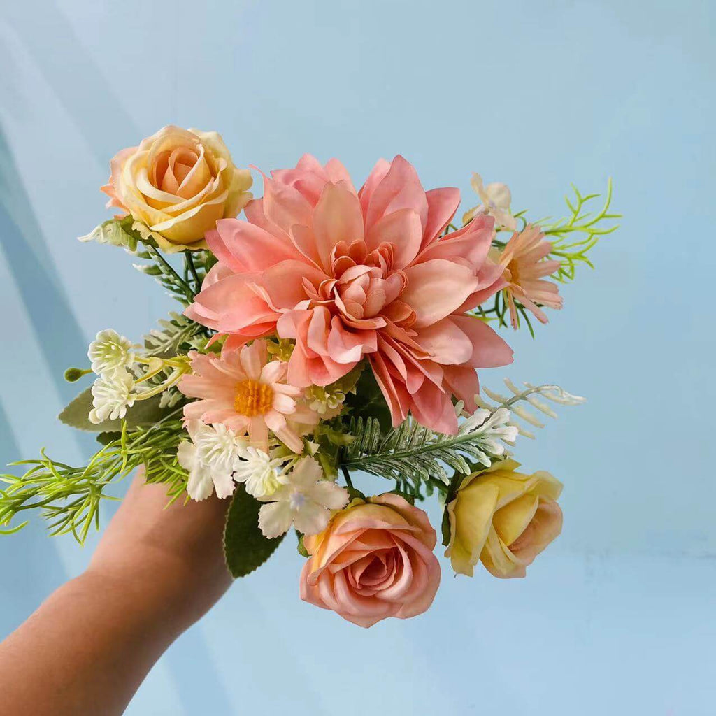 bouquets silk flowers