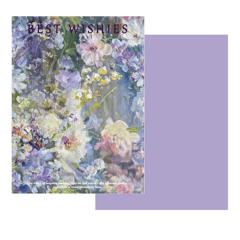 Oil Painting Wrapping Paper, 15 × 19.7 Inch, 10 Sheets