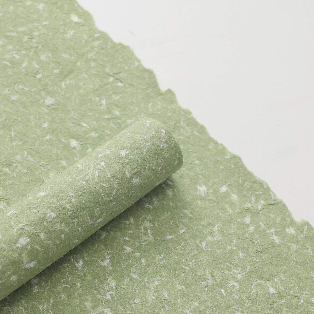 green and gold wrapping paper