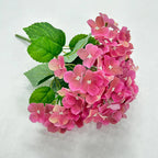 faux hydrangeas