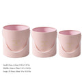 pink round gift box