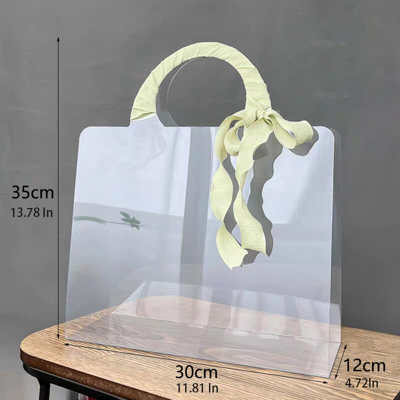 Clear Flower Carrying Bag