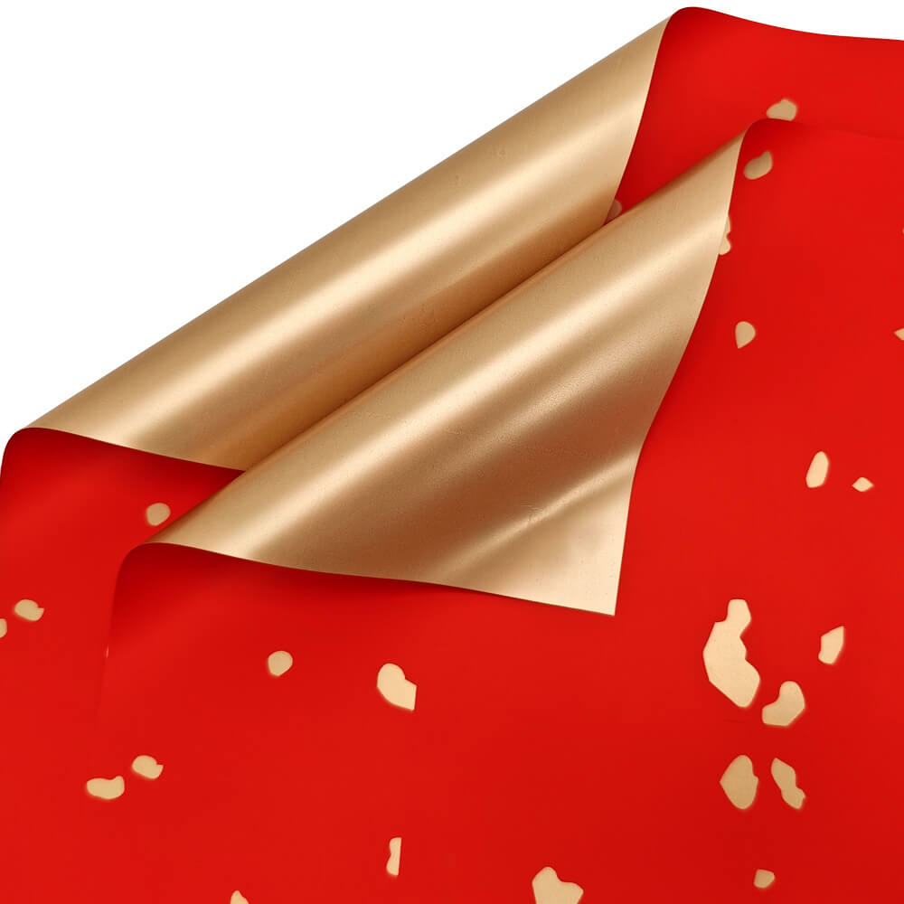 Sprinkle Gold Wrapping Paper, 22.5 × 22.5 Inch, 20 Sheets