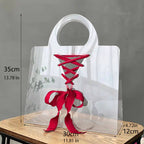 Lot de 10 sachets en papier pour compositions florales en forme de cœur
