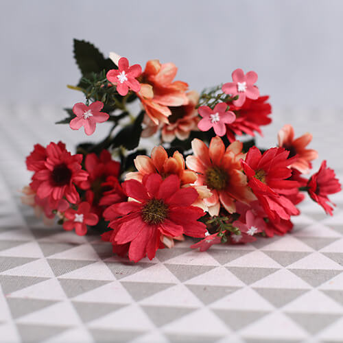 silk flower bouquet