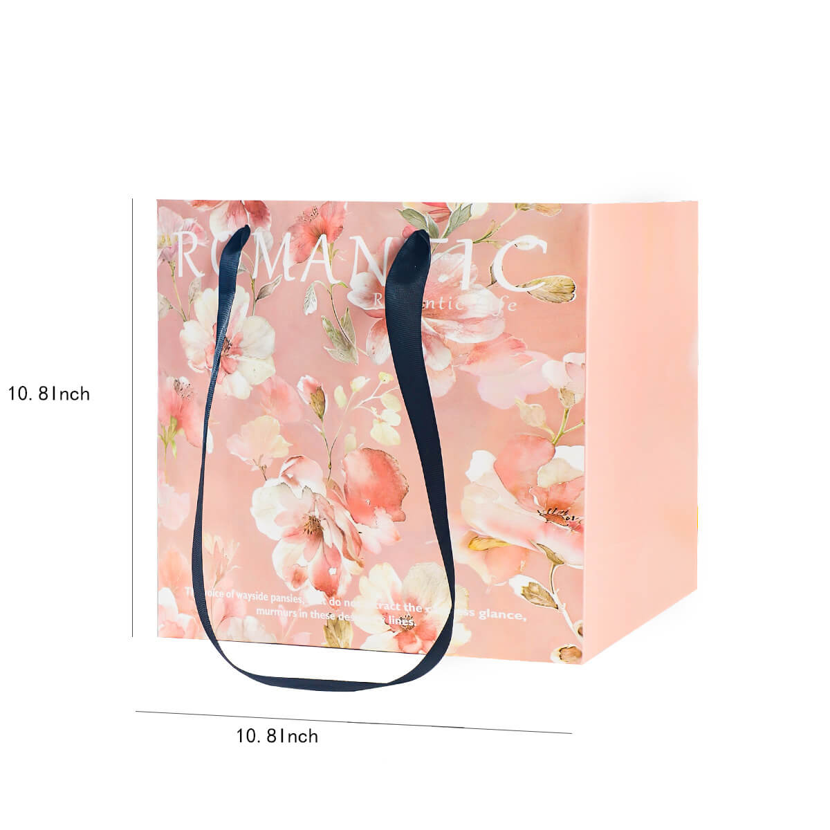 Painting Style Tote Bag, 10.8 × 10.8 Inch