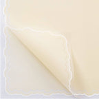 Small Handkerchief Waterproof Flower Paper, 22.5 × 22.5 Inch, 20 Sheets