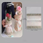 Single Carnation Bouquet Paper