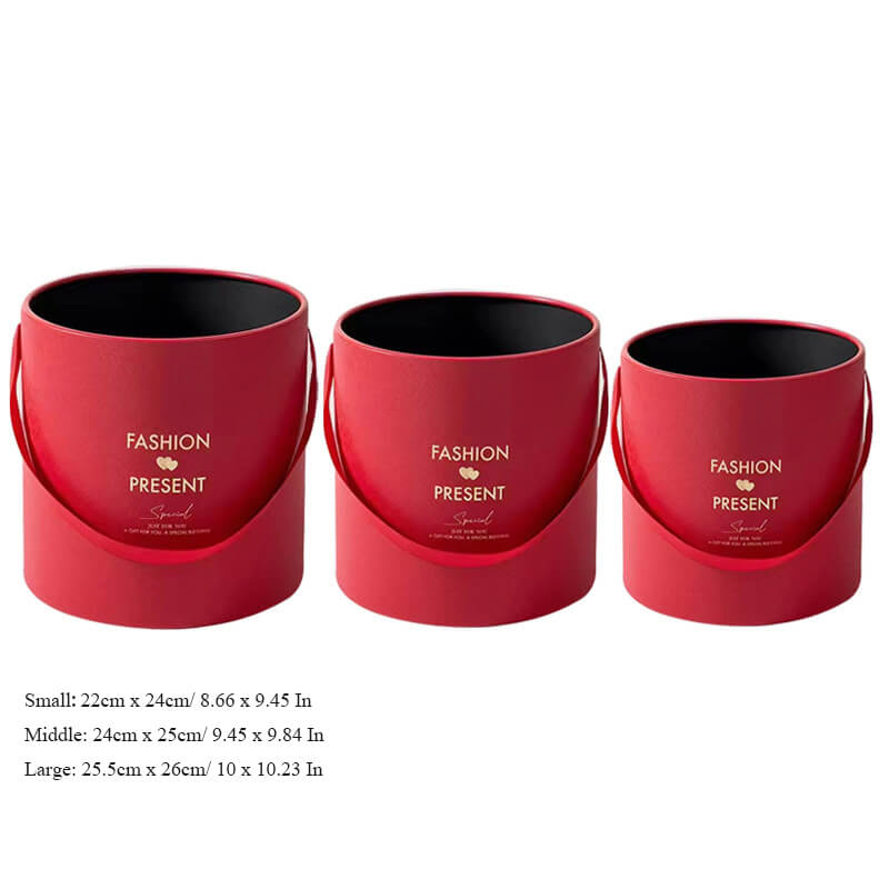 red round gift box