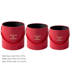 red round gift box