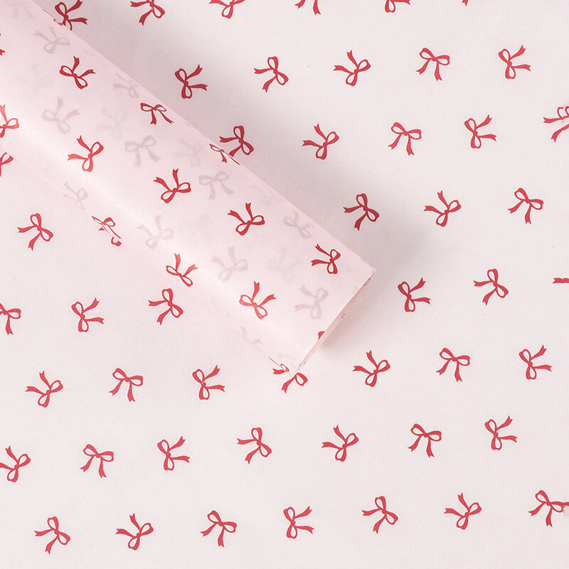 Bowknot Tissue Paper, 19.7 × 27.6 Inch, 20 Sheets