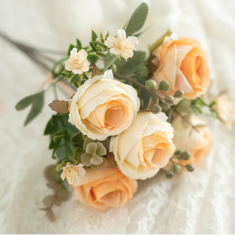 fake flower roses