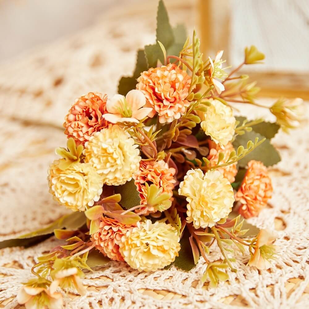 bouquet silk flowers