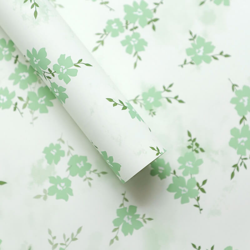 Spring Bouquet Wrapping Paper, 13.8 × 19.7 Inch, 20 Sheets