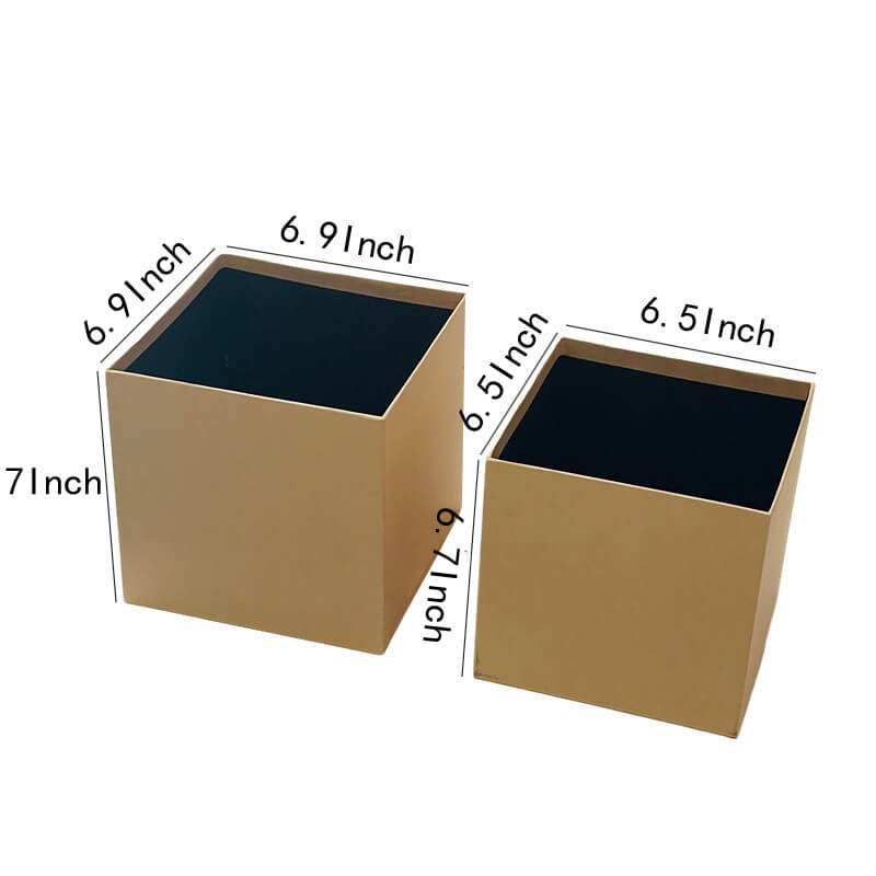 Kraft Paper Flower Gift Box