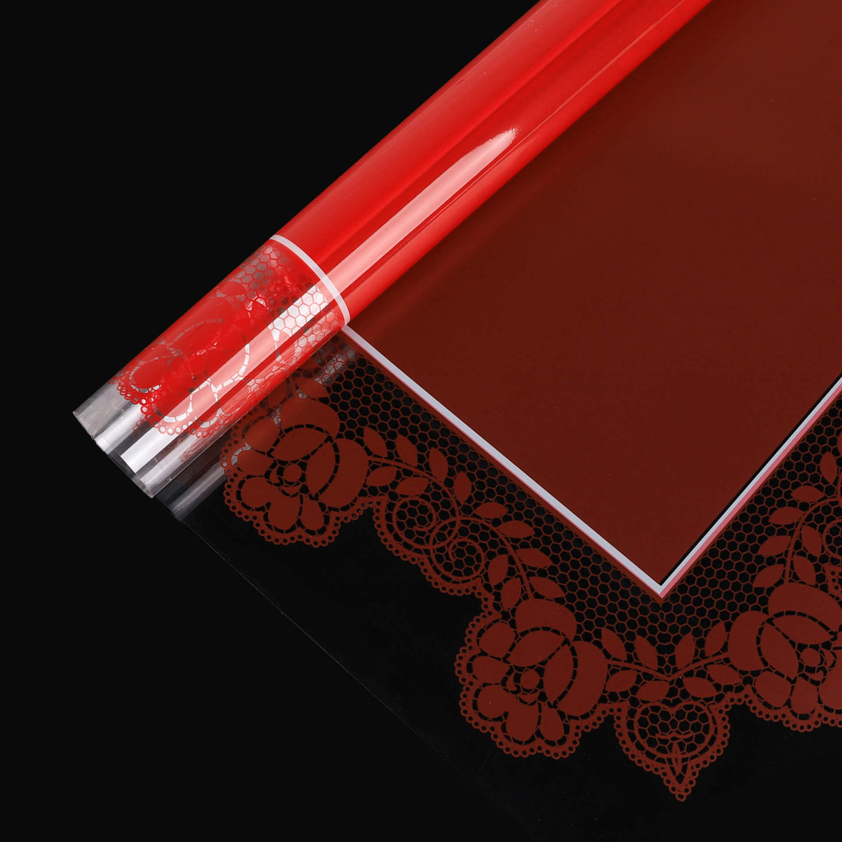 Lace Wrapping Paper, 22.5 × 22.5 Inch, 20 Sheets